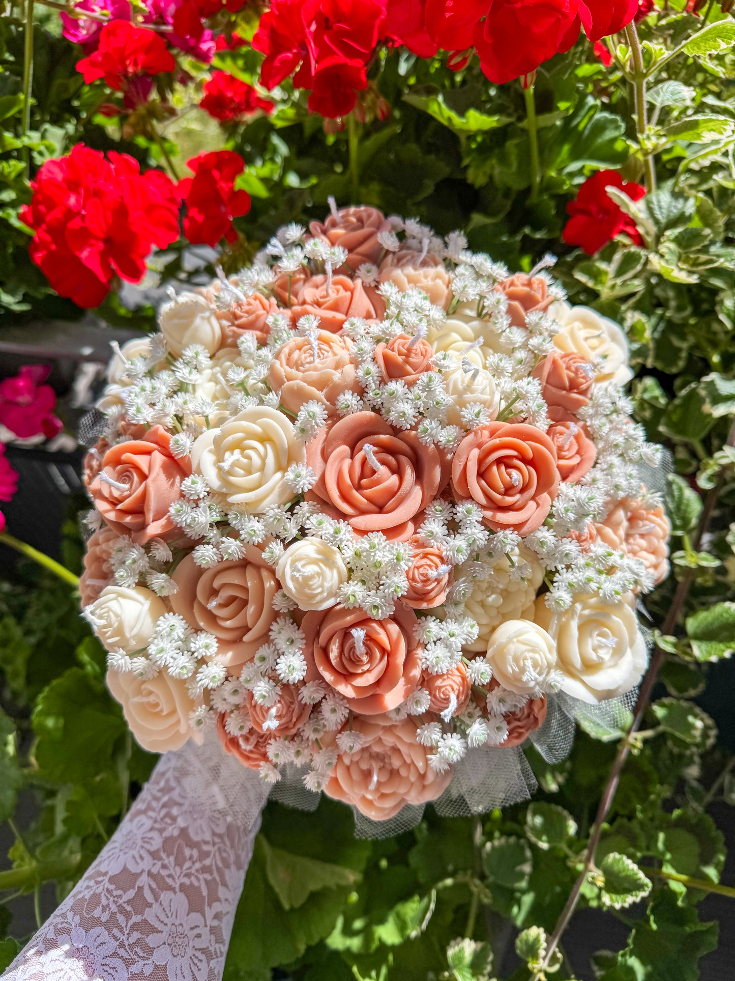 Luxuriöser Kerzenstrauß