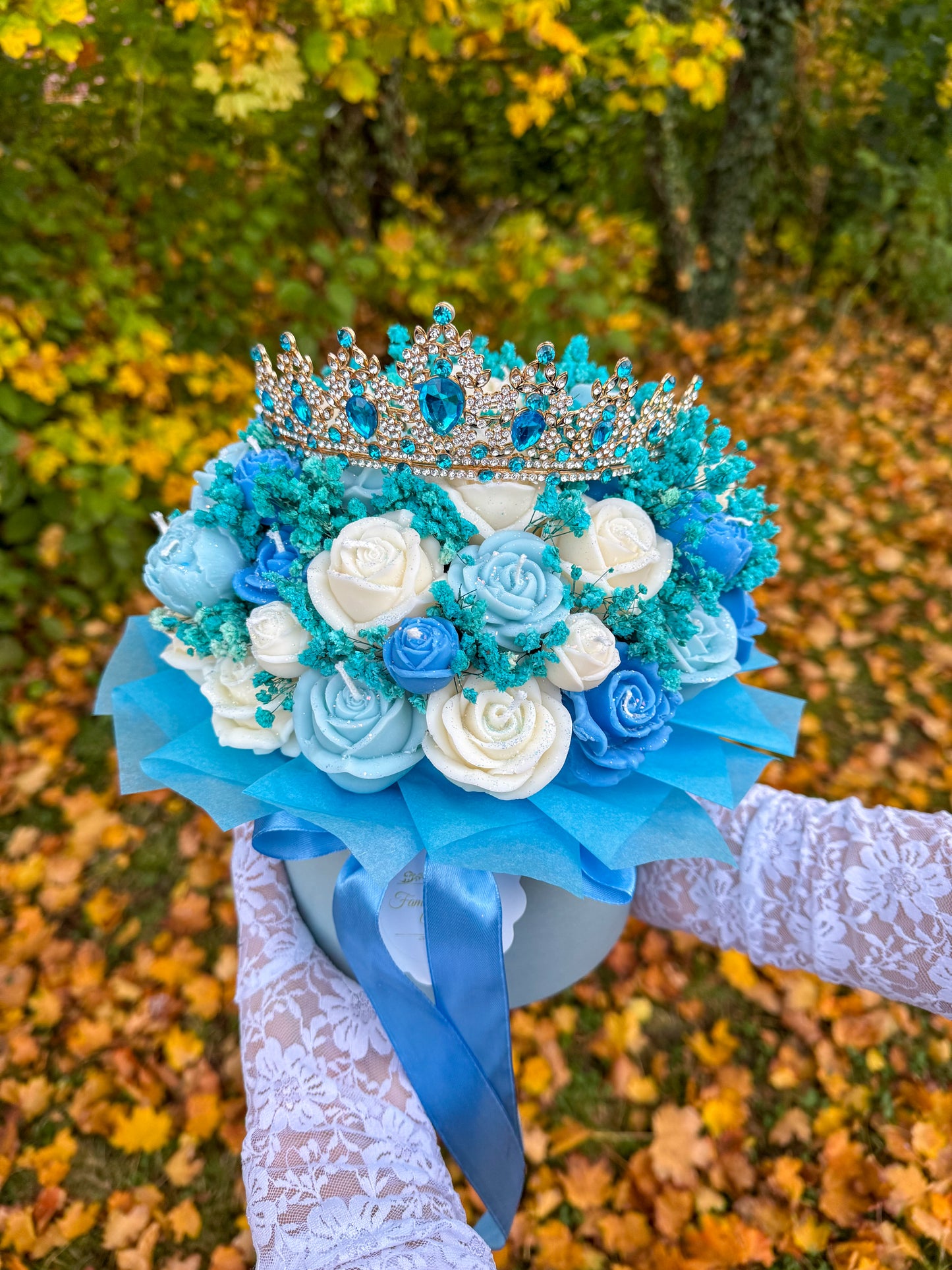 Ice Princess Candle Bouquet