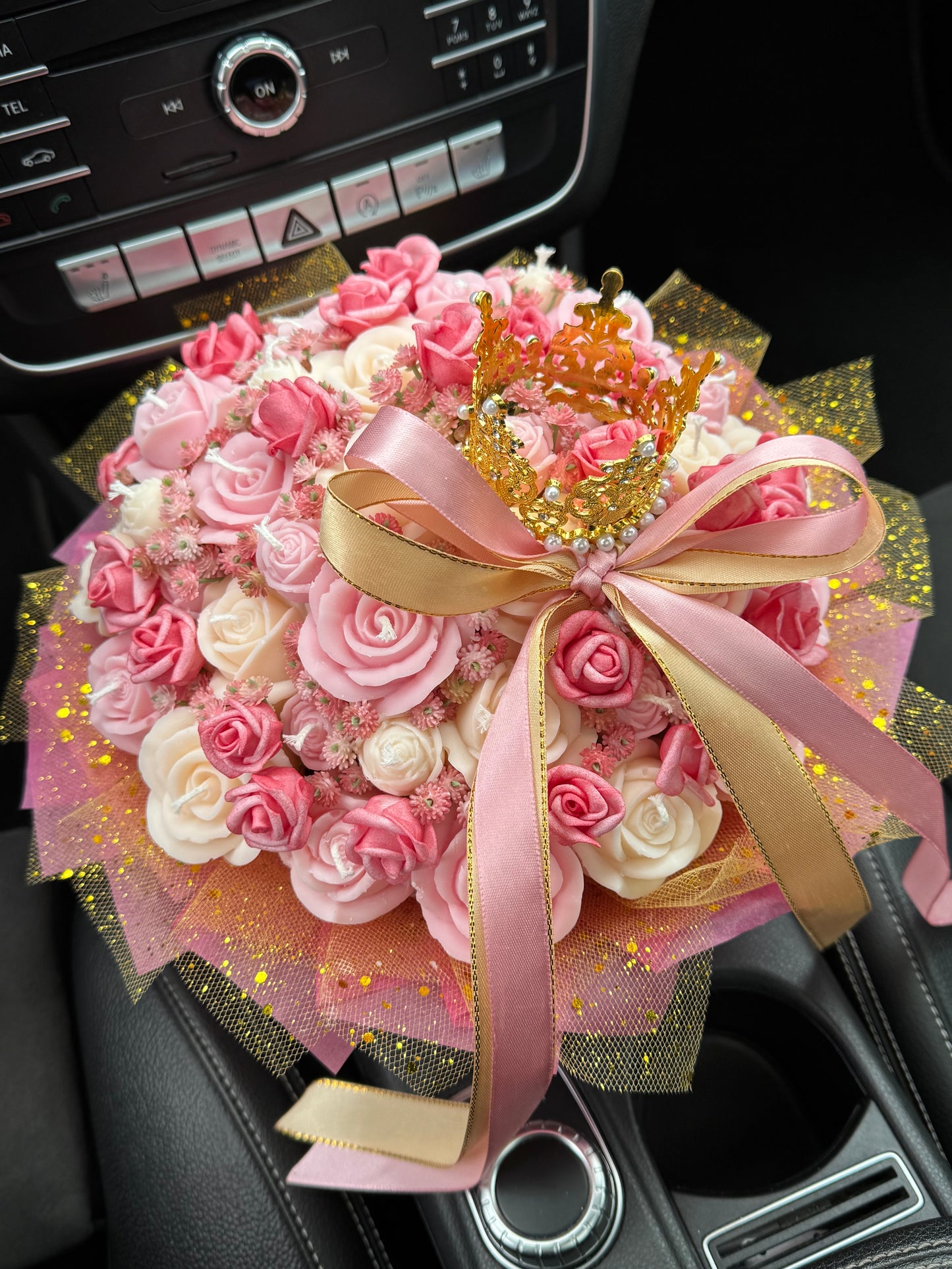 Prinzessinnen-Kerzenstrauß