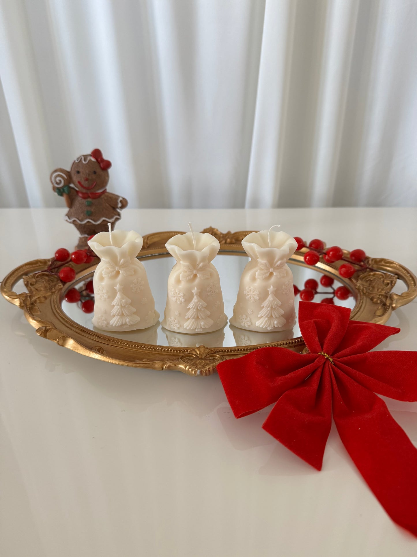 Bougie cadeau de Noël