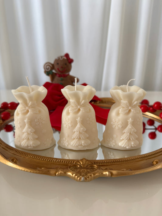 Bougie cadeau de Noël