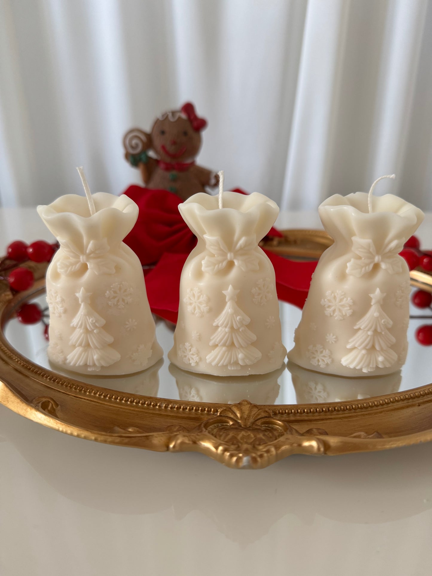 Bougie cadeau de Noël