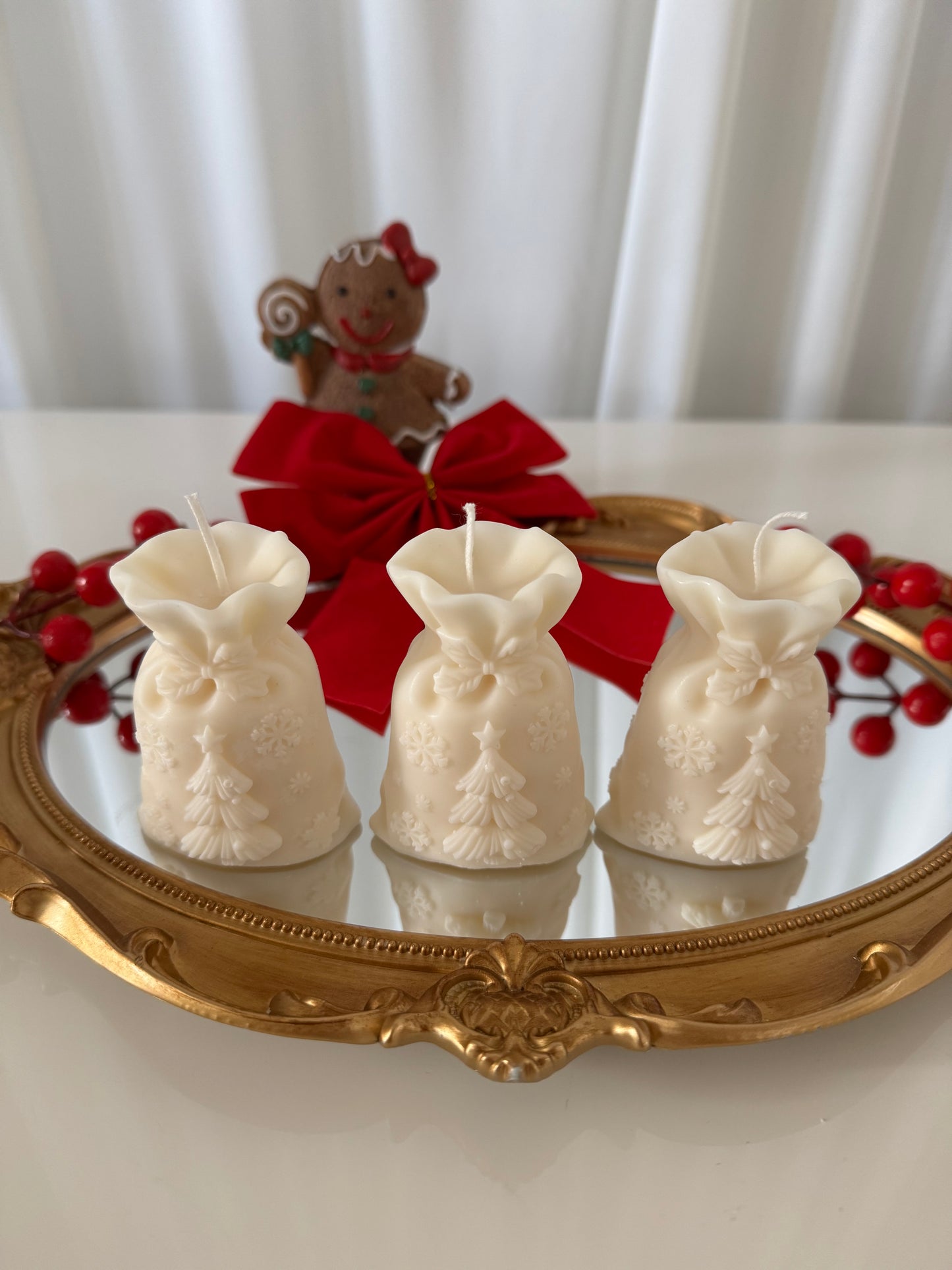 Bougie cadeau de Noël