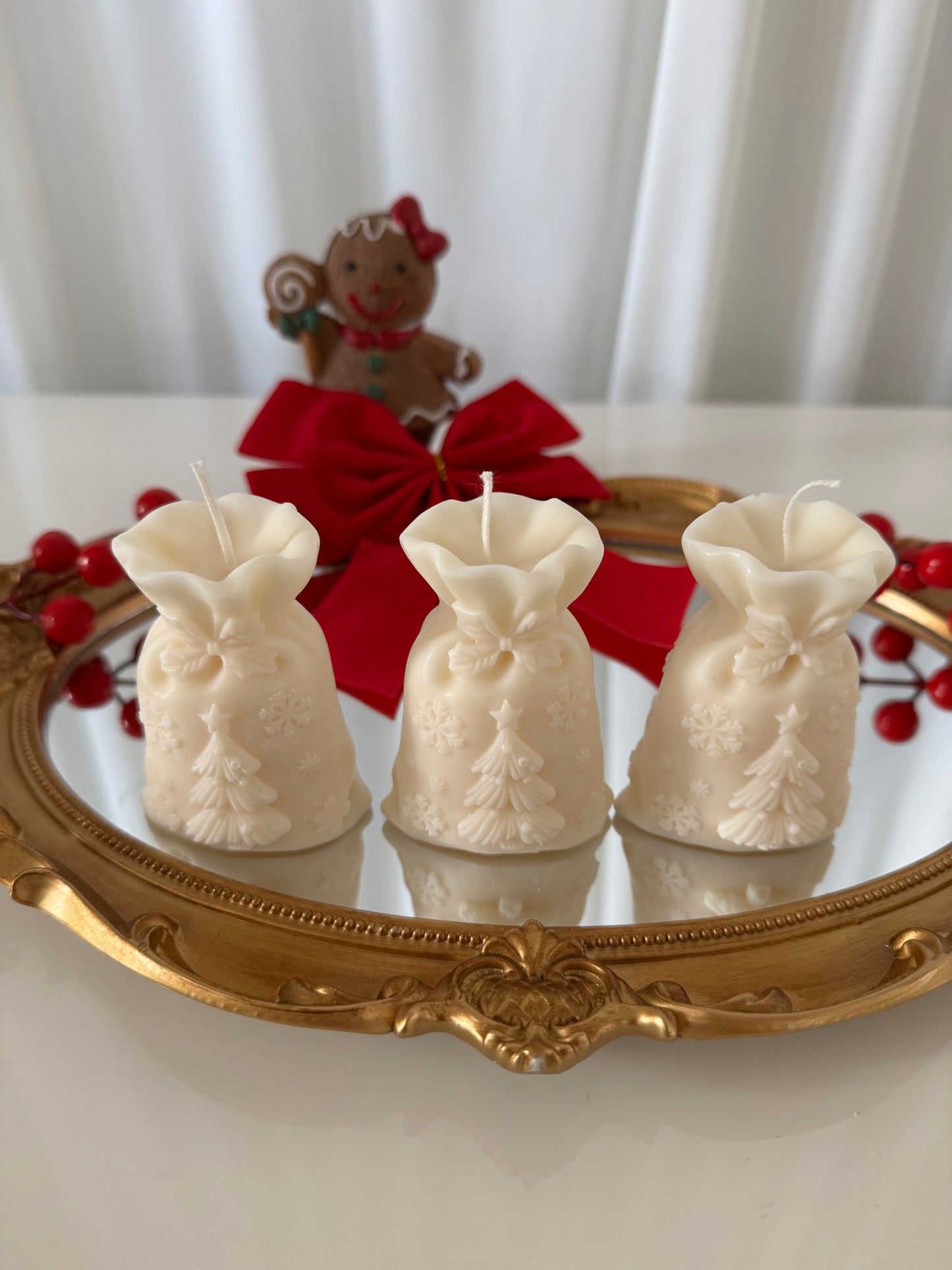 Bougie cadeau de Noël