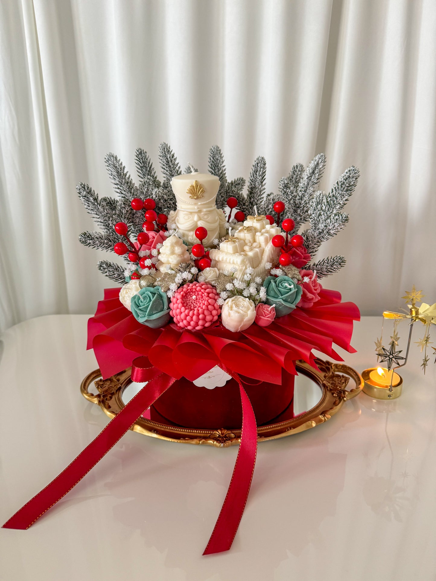 Weihnachtskerzenstrauß