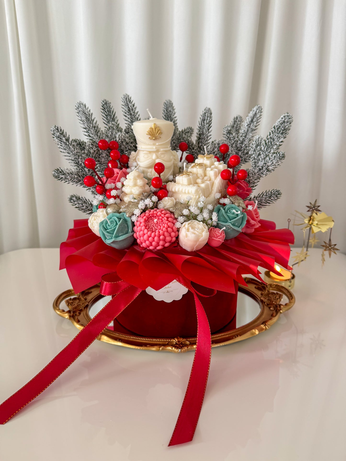 Weihnachtskerzenstrauß