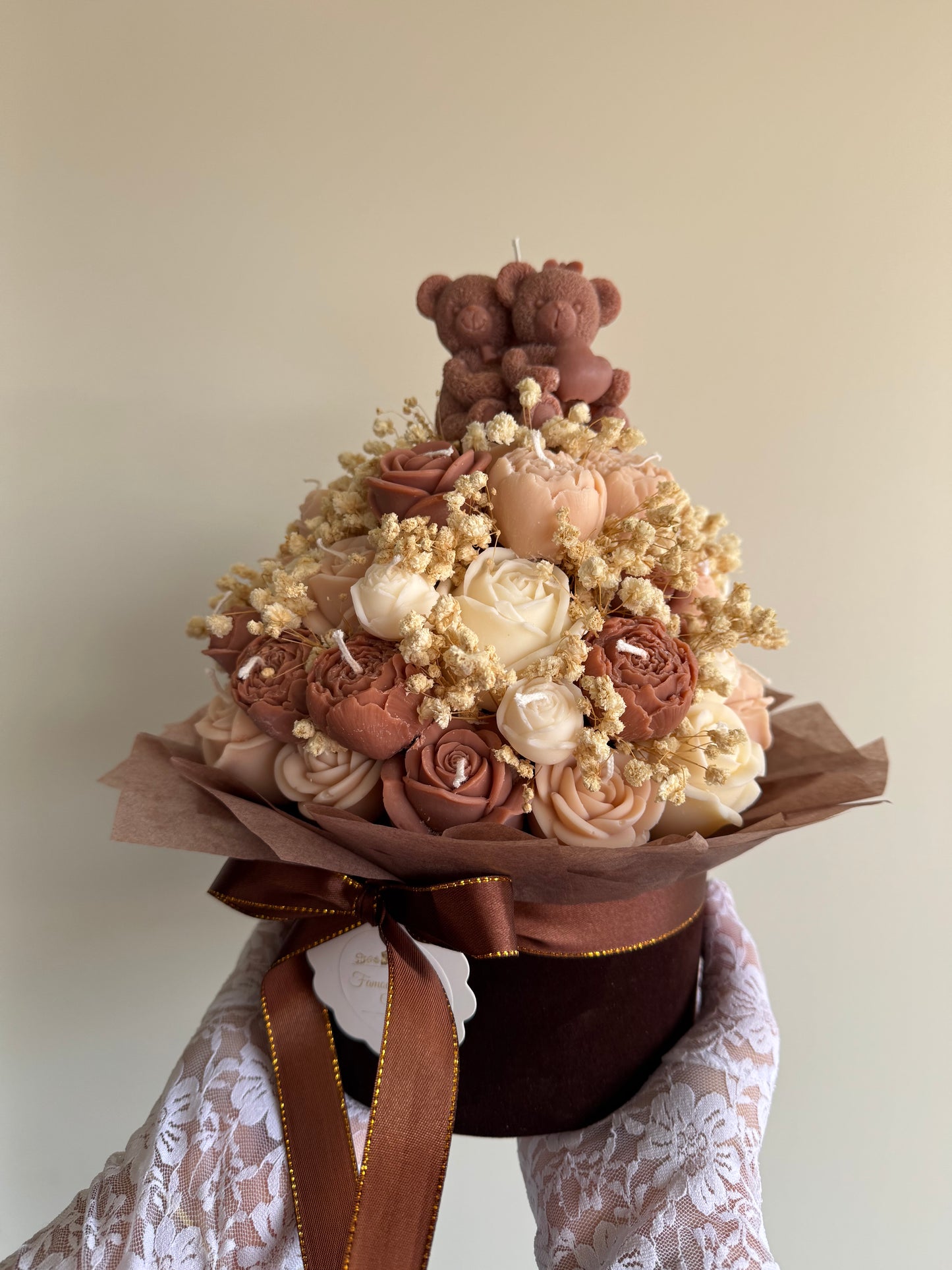 Bouquet de bougies d'amour