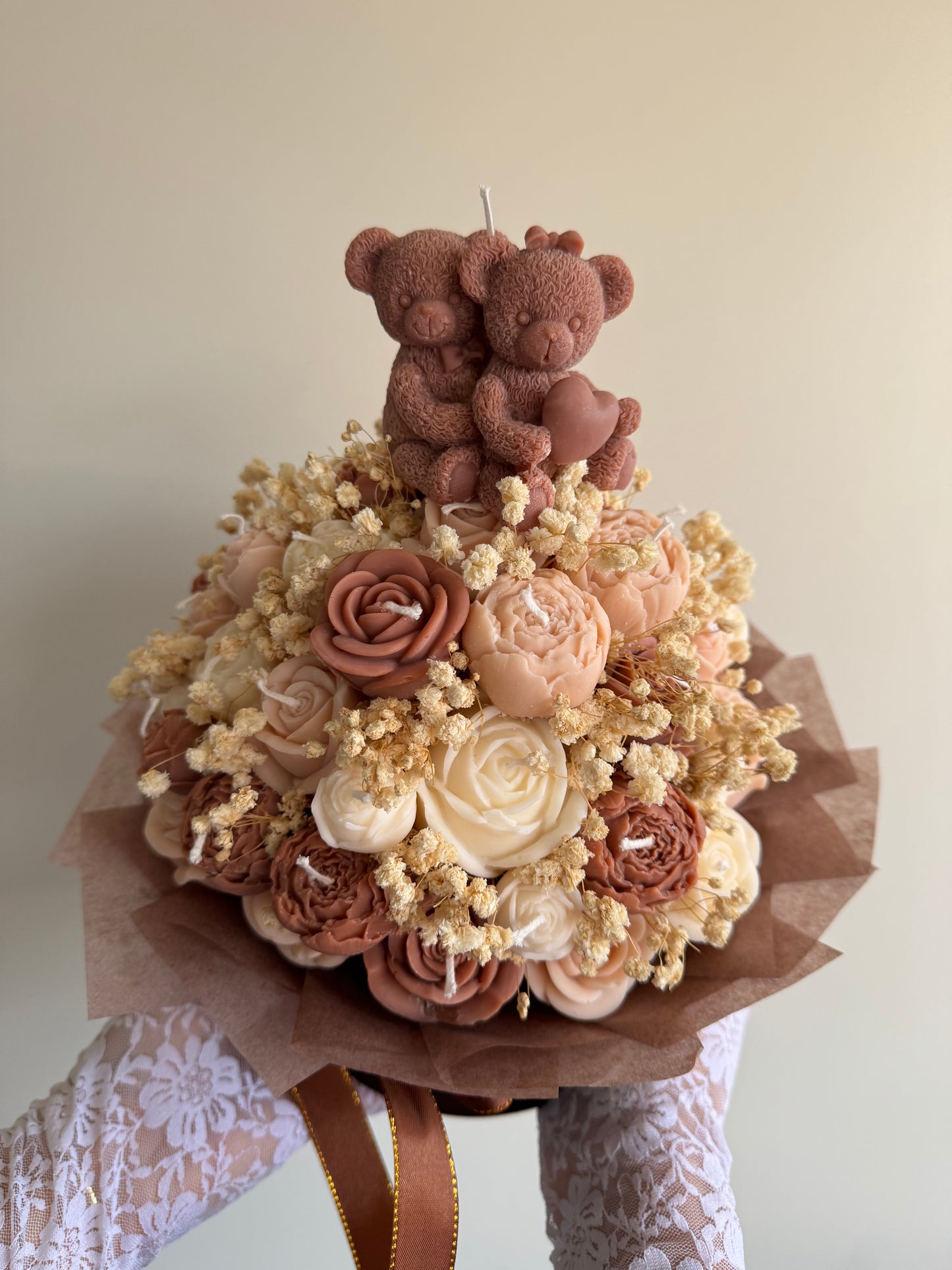 Bouquet de bougies d'amour