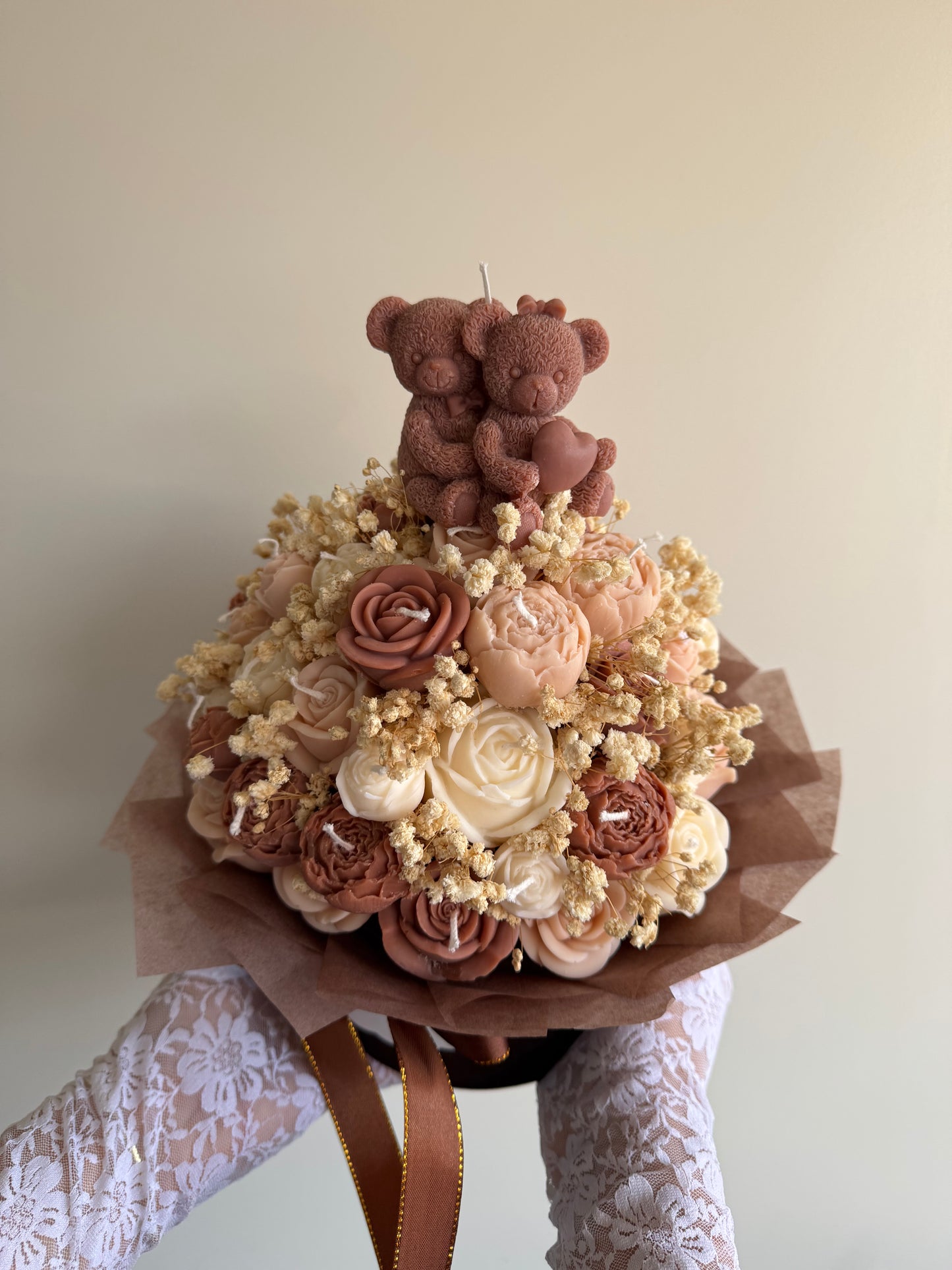 Bouquet de bougies d'amour