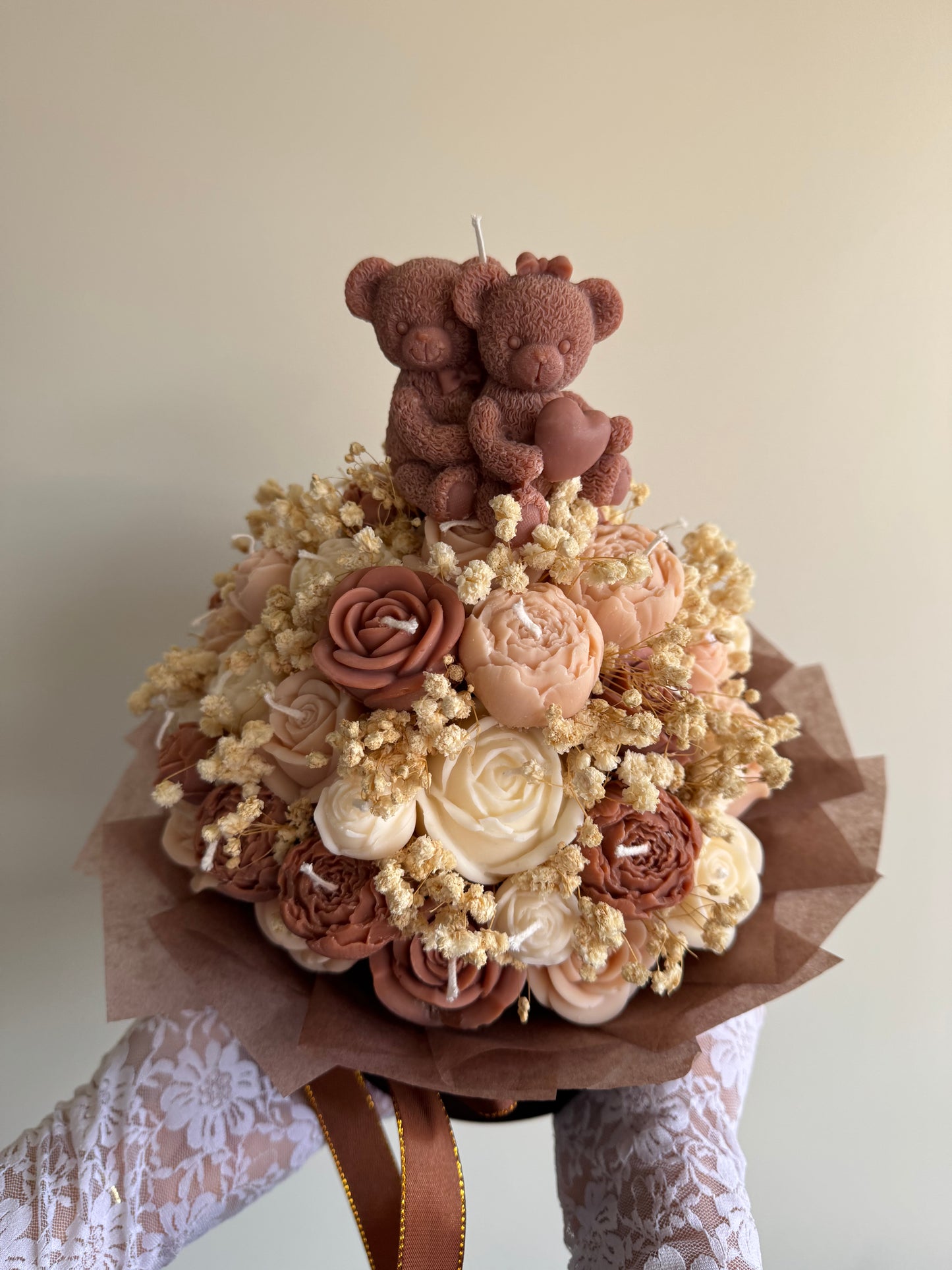 Bouquet de bougies d'amour