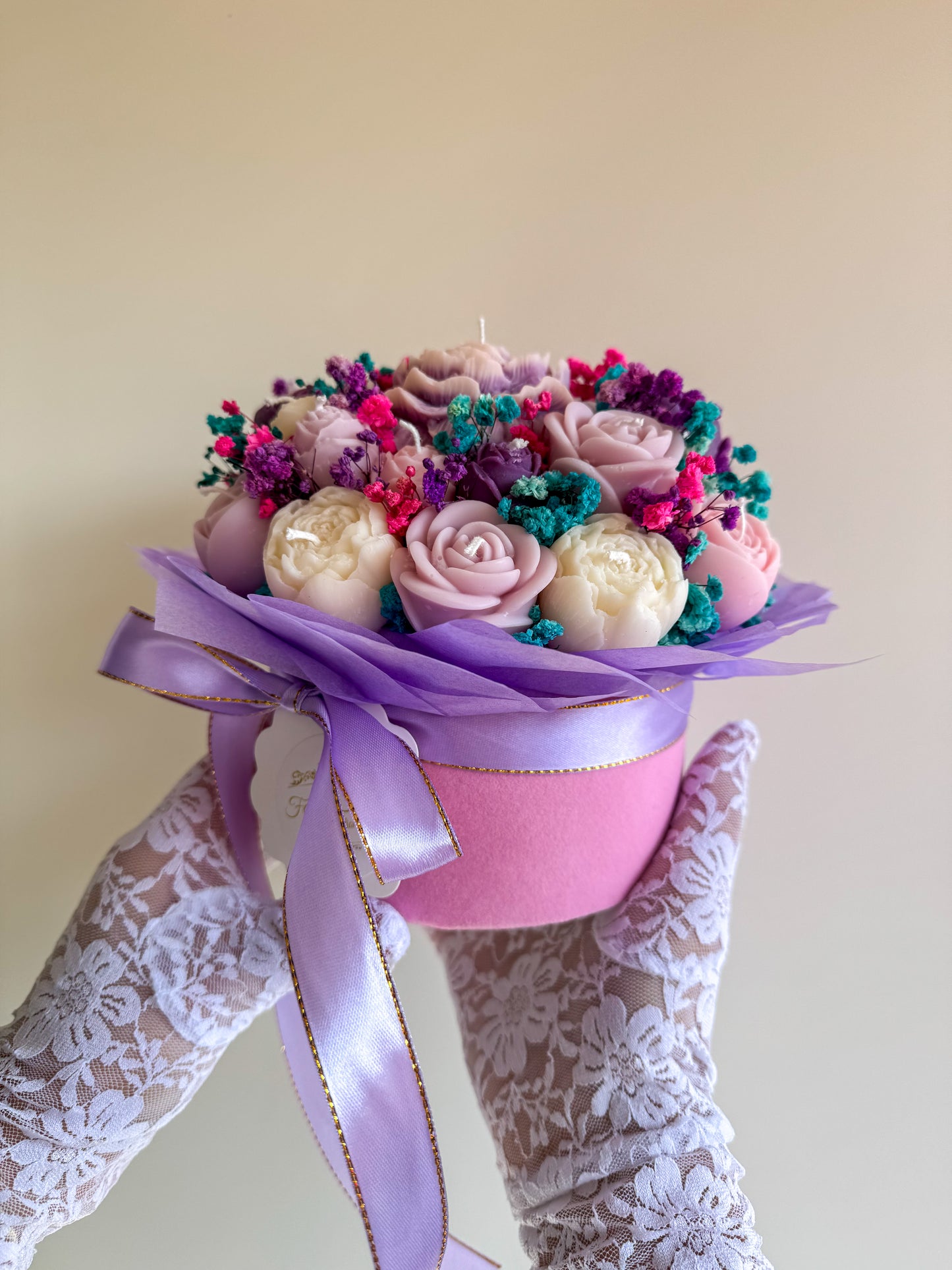 Colorful Candle Bouquet