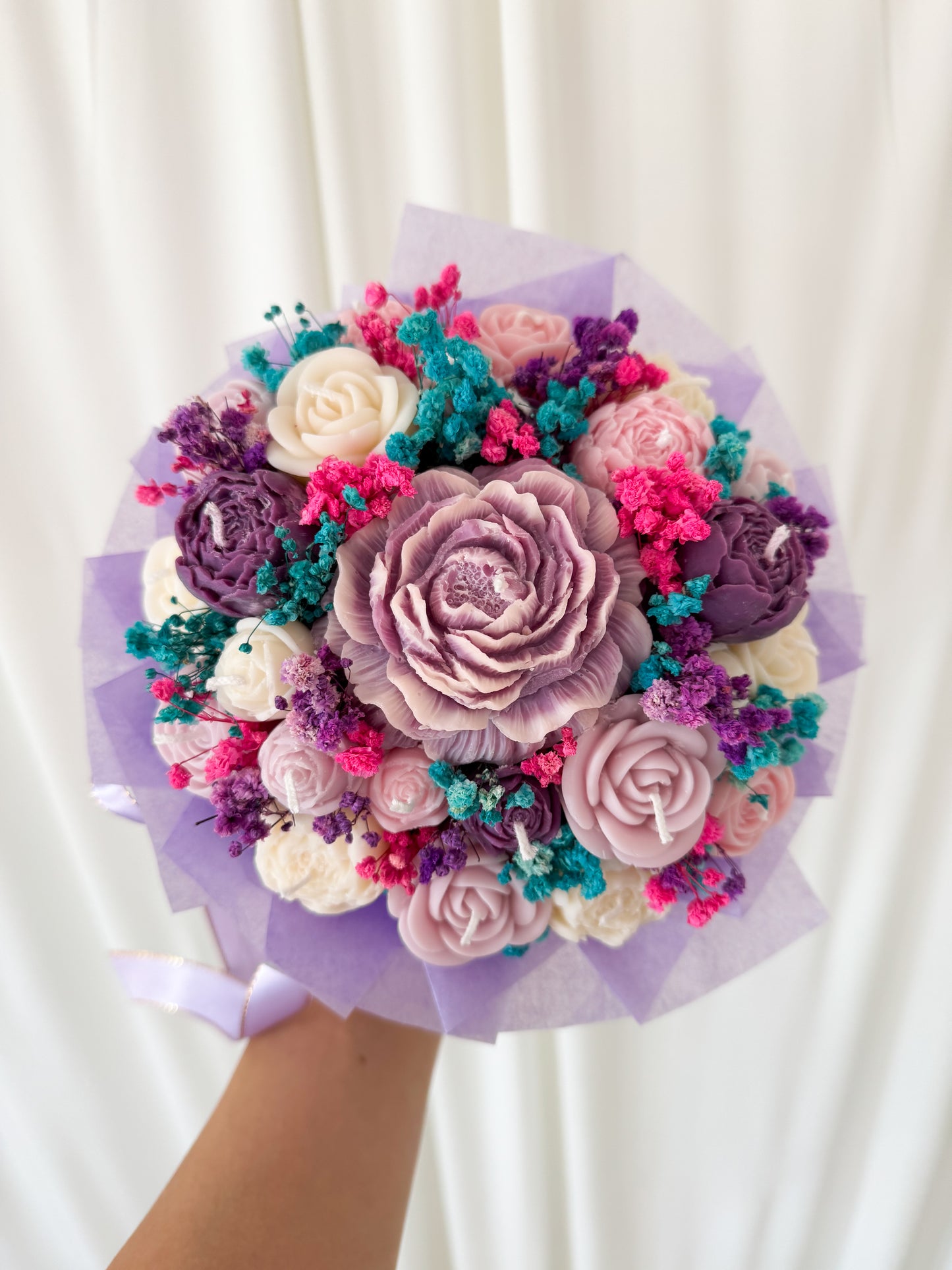 Colorful Candle Bouquet