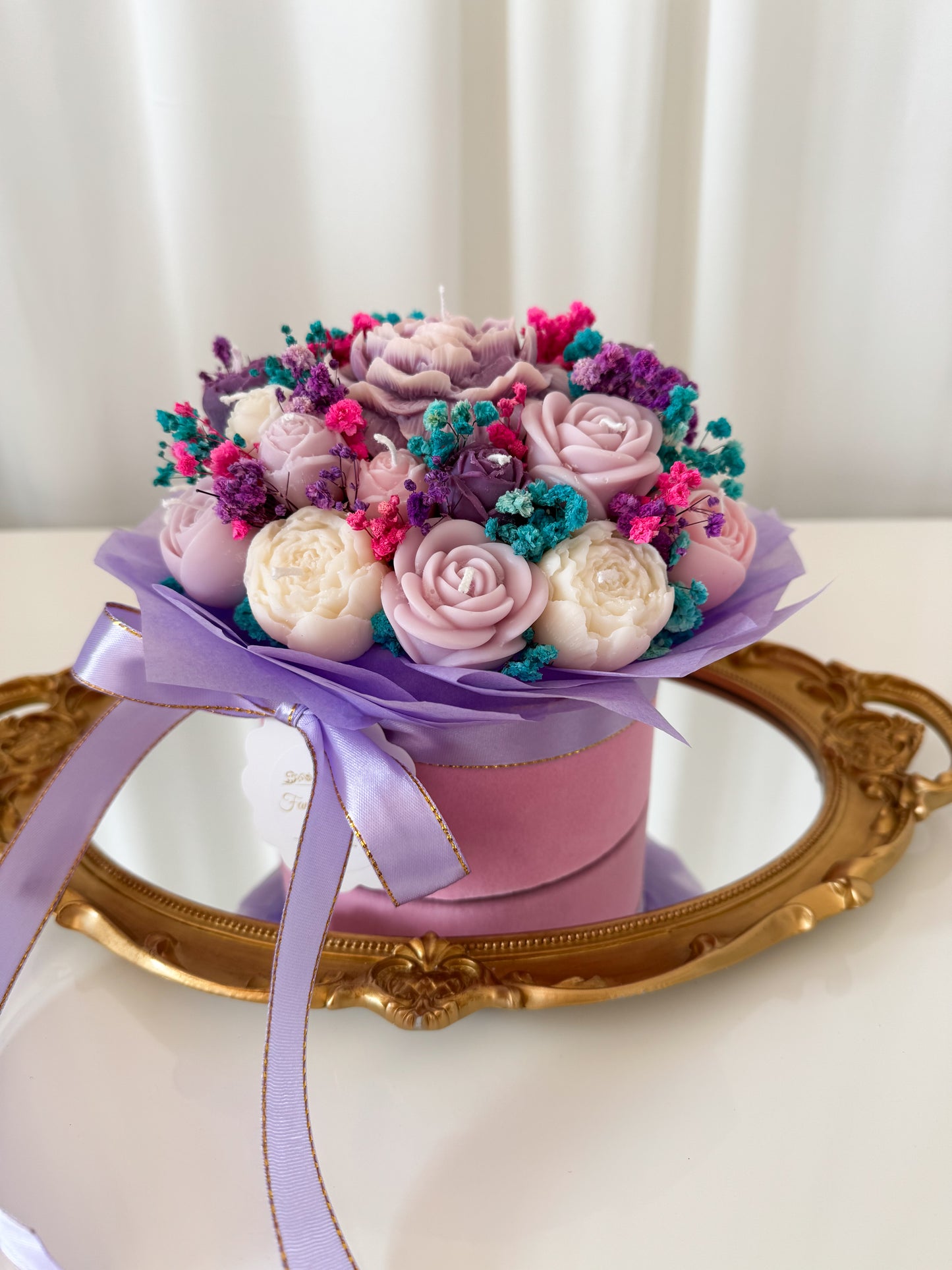 Colorful Candle Bouquet