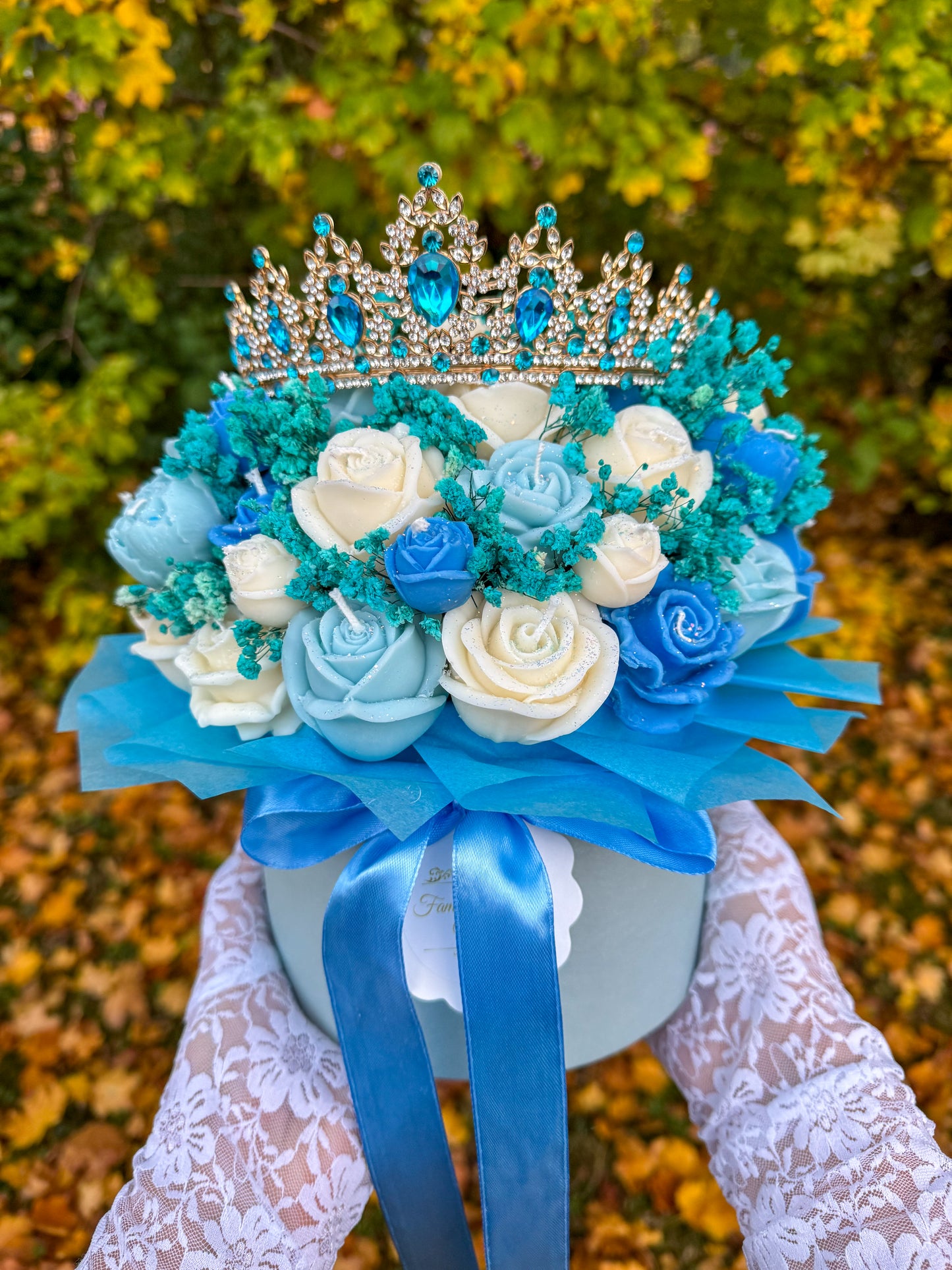 Ice Princess Candle Bouquet