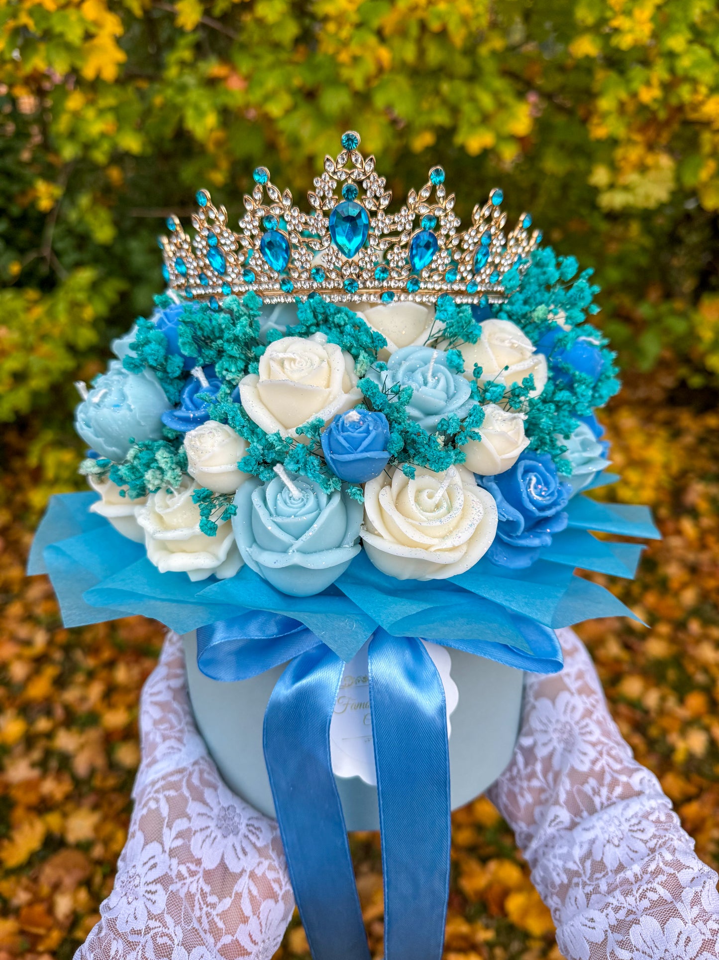 Ice Princess Candle Bouquet