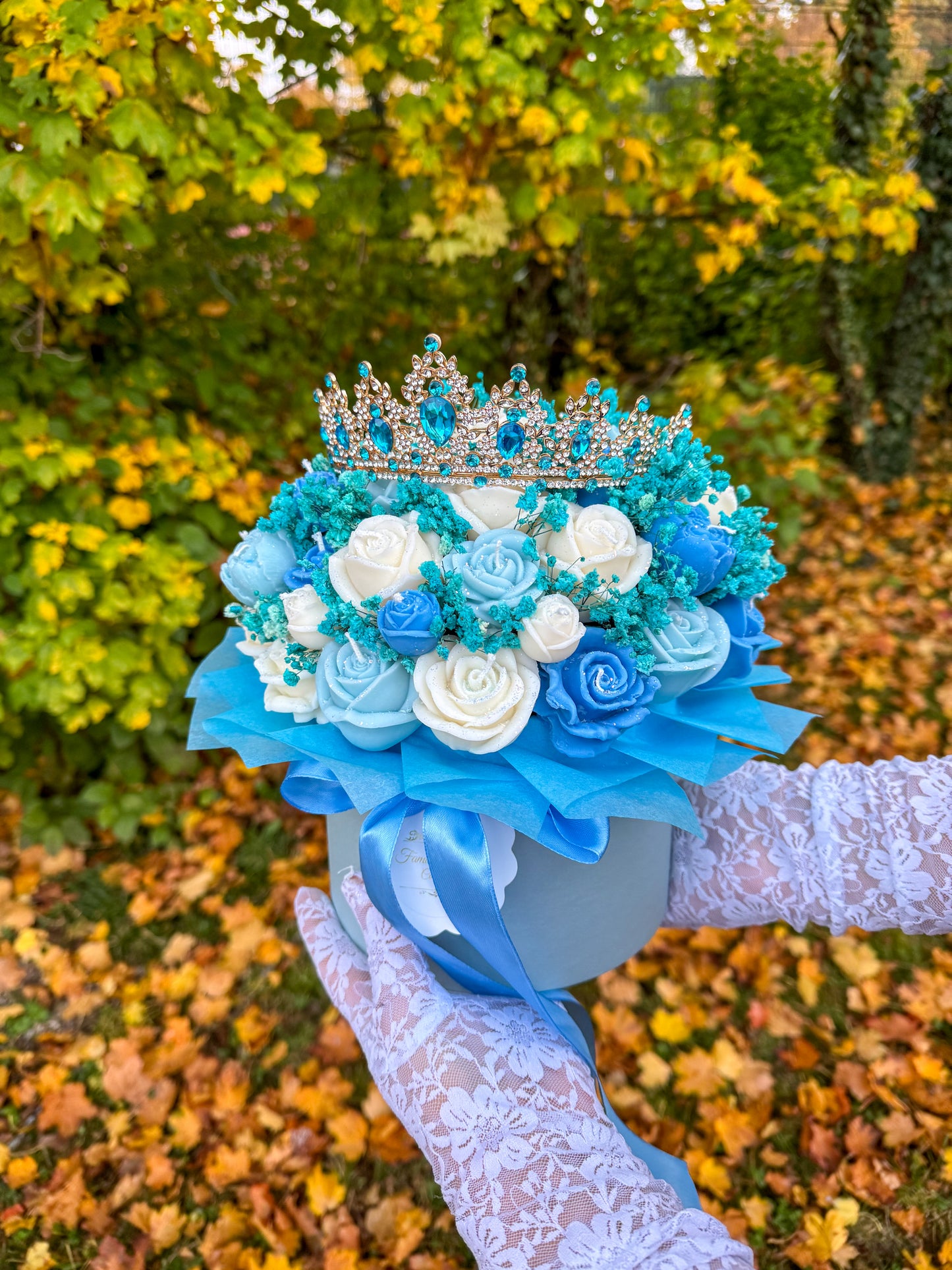 Ice Princess Candle Bouquet