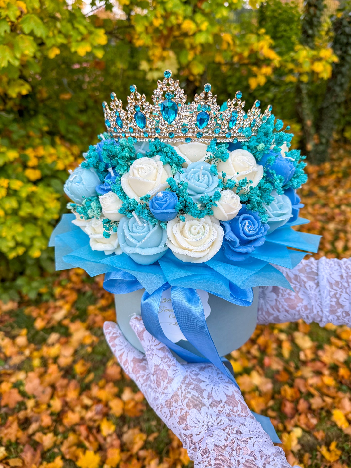 Ice Princess Candle Bouquet